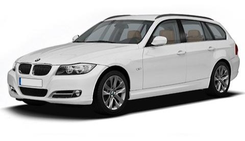 BMW 3 series Touring 2005-2011 integrované lyžiny
